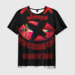 Футболка мужская Maneskin eurovision 2021, цвет: 3D-принт