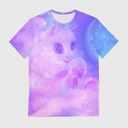 Футболка мужская Пони в облаках, цвет: 3D-принт