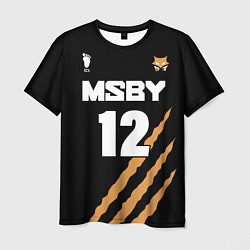 Футболка мужская 12 MSBY BLACK JACKALS, цвет: 3D-принт