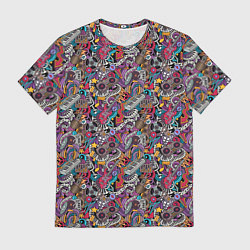 Футболка мужская Музыкальные Инструменты, цвет: 3D-принт