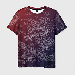 Футболка мужская Традиционный китайский дракон, цвет: 3D-принт