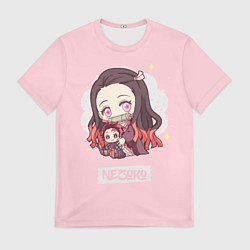 Футболка мужская Baby Nezuko, цвет: 3D-принт
