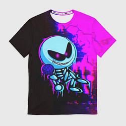 Футболка мужская Friday Night Funkin SKID, цвет: 3D-принт