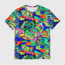 Футболка мужская Абстрактный милитари, цвет: 3D-принт