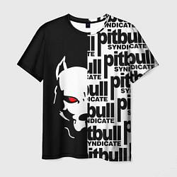 Футболка мужская PITBULL SYNDICATE ПИТБУДЬ, цвет: 3D-принт