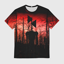 Футболка мужская Сиреноголовый Кровавый Лес, цвет: 3D-принт