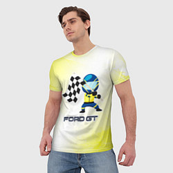 Футболка мужская Ford - Racing, цвет: 3D-принт — фото 2
