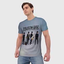 Футболка мужская Пикник группа, цвет: 3D-принт — фото 2