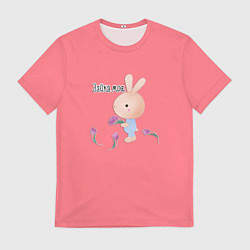 Футболка мужская Зайка моя, цвет: 3D-принт