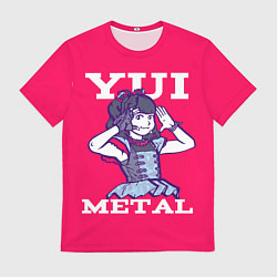 Футболка мужская Юи Метал, цвет: 3D-принт