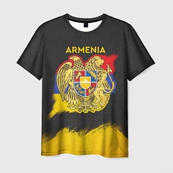 Футболка мужская Yellow and Black Armenia, цвет: 3D-принт