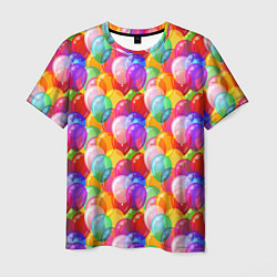 Футболка мужская Воздушные Шары, цвет: 3D-принт
