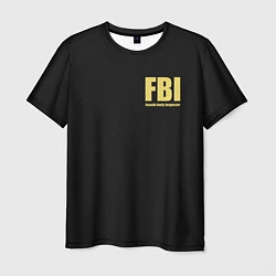 Футболка мужская FBI Female Body Inspector, цвет: 3D-принт
