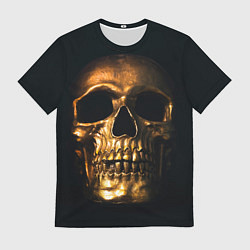 Футболка мужская Gold Skull, цвет: 3D-принт