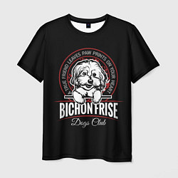 Футболка мужская Бишон Фризе Bichon Frize, цвет: 3D-принт