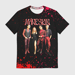 Футболка мужская Maneskin Лунный свет, рок - группа, цвет: 3D-принт