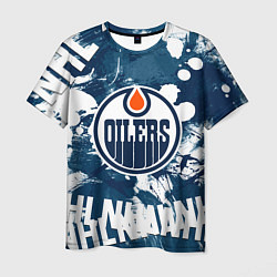 Футболка мужская Эдмонтон Ойлерз Edmonton Oilers, цвет: 3D-принт