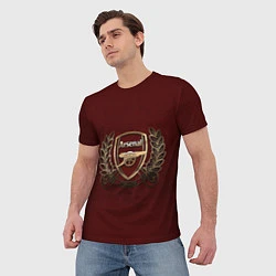 Футболка мужская Arsenal London, цвет: 3D-принт — фото 2