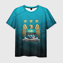 Футболка мужская Manchester City Teal Themme, цвет: 3D-принт