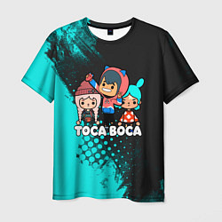 Футболка мужская Toca Boca Рита и Леон, цвет: 3D-принт