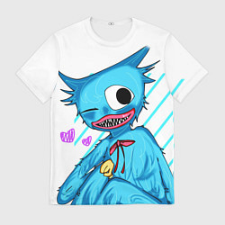 Футболка мужская POPPY PLAYTIME - ИГРА ПОППИ ПЛЕЙТАЙМ МИЛЫЙ ХАГГИ В, цвет: 3D-принт