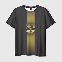 Футболка мужская Barcelona Gold-Graphite Theme, цвет: 3D-принт