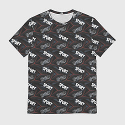 Футболка мужская SPORT Спорт, цвет: 3D-принт