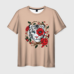 Футболка мужская White Tiger Symbol, цвет: 3D-принт