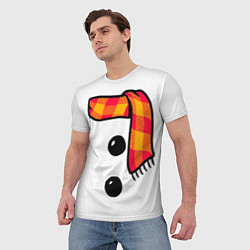 Футболка мужская Snowman Outfit, цвет: 3D-принт — фото 2