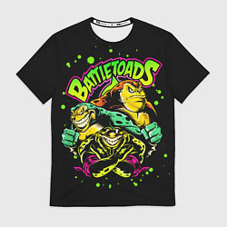 Футболка мужская Battletoads Боевые Жабы, цвет: 3D-принт