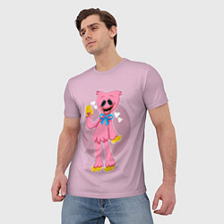 Футболка мужская KISSY MISSY POPPY PLAYTIME ПОППИ ПЛЕЙТАЙМ КИССИ МИ, цвет: 3D-принт — фото 2
