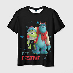 Футболка мужская Get festive, цвет: 3D-принт