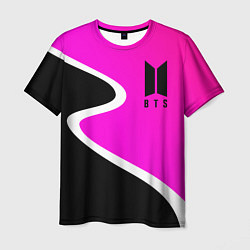Футболка мужская K-pop БТС Логотип, цвет: 3D-принт