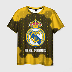 Футболка мужская РЕАЛ МАДРИД Real Madrid Графика, цвет: 3D-принт