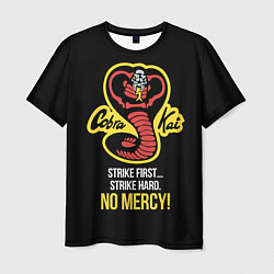 Футболка мужская Cobra Kai - No mercy!, цвет: 3D-принт
