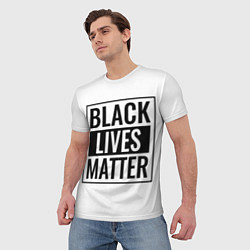 Футболка мужская Black Lives Matters, цвет: 3D-принт — фото 2
