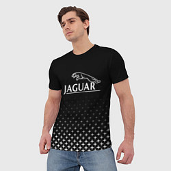 Футболка мужская Jaguar, Ягуар Здезды, цвет: 3D-принт — фото 2