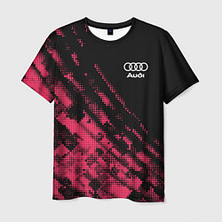Футболка мужская Audi Текстура, цвет: 3D-принт