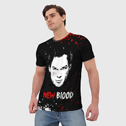 Футболка мужская Декстер Новая Кровь Dexter New Blood, цвет: 3D-принт — фото 2