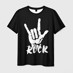 Футболка мужская РОК - ROCK, цвет: 3D-принт