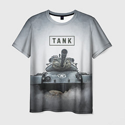 Футболка мужская TANK, цвет: 3D-принт