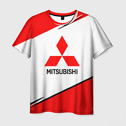 Футболка мужская Mitsubishi Logo Geometry, цвет: 3D-принт
