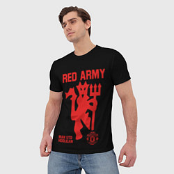 Футболка мужская Manchester United Red Army Манчестер Юнайтед, цвет: 3D-принт — фото 2