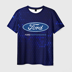 Футболка мужская FORD - PERFORMANCE, цвет: 3D-принт