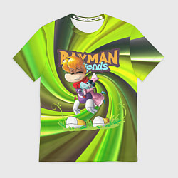 Футболка мужская Уставший Rayman Legends, цвет: 3D-принт