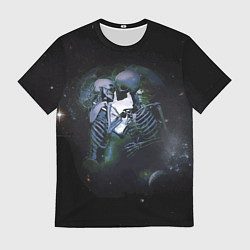 Футболка мужская Галактическая беспредельная любовь, цвет: 3D-принт