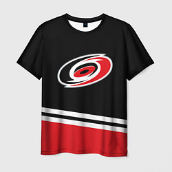 Футболка мужская Carolina Hurricanes , Каролина Харрикейнз, цвет: 3D-принт