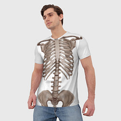 Футболка мужская Анатомия Скелет, цвет: 3D-принт — фото 2