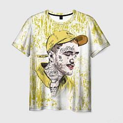 Футболка мужская Lil Peep CryBaby Yellow Лил Пип, цвет: 3D-принт