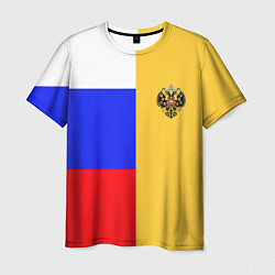 Футболка мужская Имперское знамя ТРИКОЛОР, цвет: 3D-принт